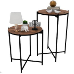 Kit 2 Mesinhas Estio Industrial Lateral E Centro Articulada (Freijó) na Amazon