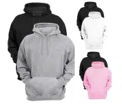 Kit 2 Moletom Algodão Bolso Canguru Capuz Conforto Inverno na Netshoes