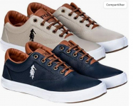 Kit 2 pares de Tênis masculino sapatenis polo way casual com sola macia na Amazon