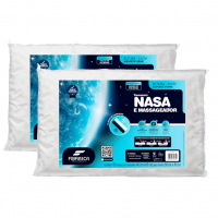 Kit 2 Peças Travesseiro Nasa Up 3, Para Fronhas 50x70 Cm, Fibrasca na Amazon