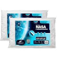 Kit 2 Peças Travesseiro Nasa Up 3, Para Fronhas 50x70 Cm, Fibrasca na Amazon