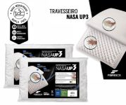 Kit 2 peças Travesseiro Nasa Up 3, para fronhas 50×70 cm, Fibrasca na Amazon