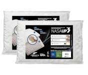 Kit 2 peças Travesseiro Nasa Up 3, para fronhas 50×70 cm, Fibrasca na Amazon