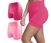 Kit 2 Shorts Academia Feminino Sem Costura Canelado Fitness Adulto Selene na Amazon