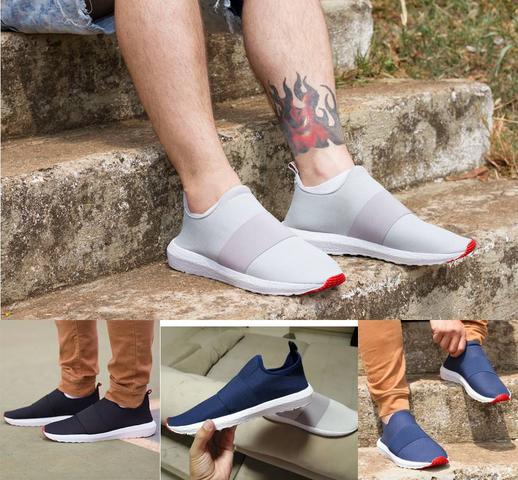Kit 2 Tênis Leve Caminhada Casual Sneakers na Amazon