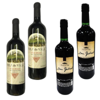 Kit 2 Vinho Tinto Suave VILA DO VALE 750ml + 2 Vinho Tinto Assemblage DON GABRIEL 750ml na Casas Bahia
