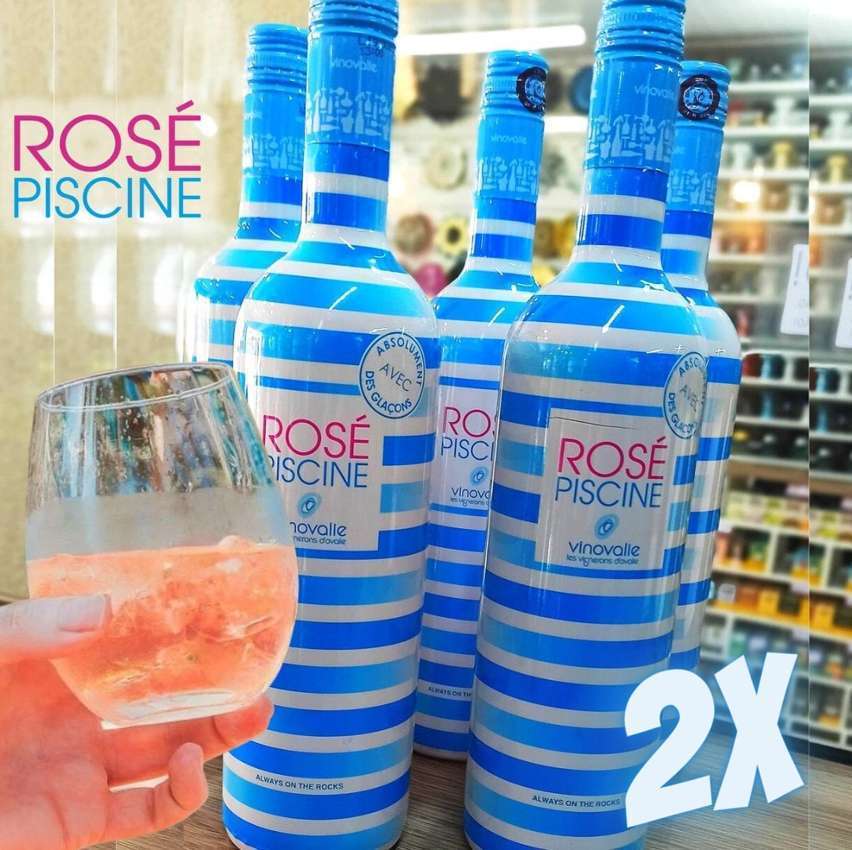 Kit 2 Vinhos Rose Piscine Copacabana 750ml na Americanas