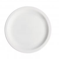 Kit 24 Pratos Raso 25,5cm Redondo De Porcelana - Germer na Casas Bahia