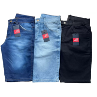 Kit 3 Bermudas Jeans Masculina Lycra Elastano - Marketplace na Magazine Luiza