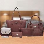 Kit 3 Bolsas Feminina Grande + Media + Baú na Amazon