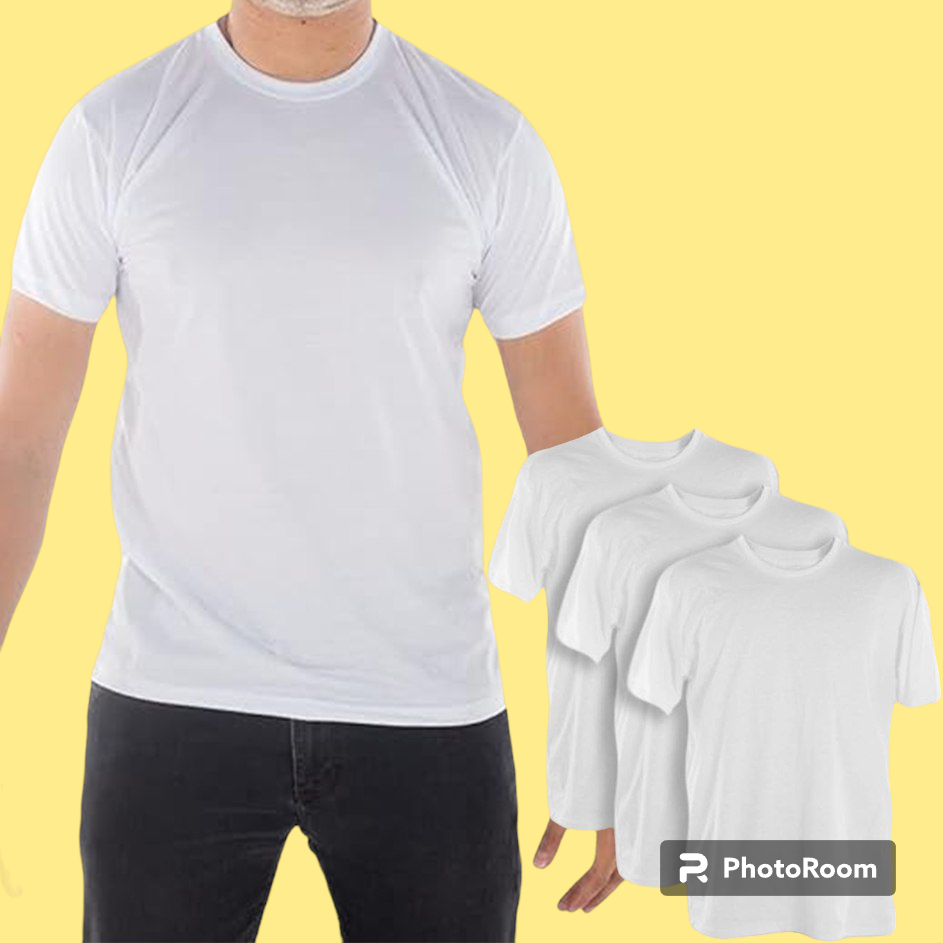 Kit 3 Camisetas 100% Algodão na Amazon