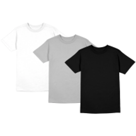 Kit 3 Camisetas Masculina Poliéster Com Toque de Algodão Camisa Blusa Treino Academia Tshrt Esporte na Americanas