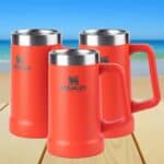 Kit 3 Canecas Térmicas de Cerveja Flame Red Stanley | 709ML na Stanley