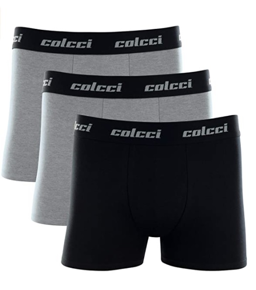 Kit 3 Cuecas Boxer Algodão, Colcci, Masculino na Amazon