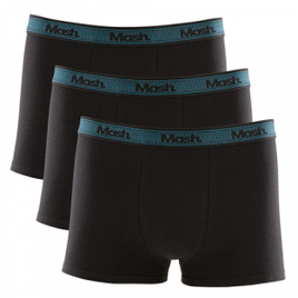 Kit 3 Cuecas Boxer Mash Algodão E Elastano na Americanas