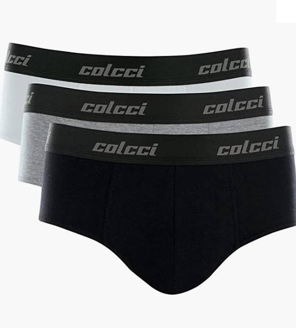 Kit 3 Cuecas Slip Algodão, Colcci, Masculino na Amazon