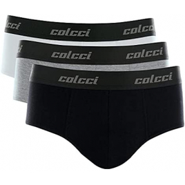 Kit 3 Cuecas Slip Algodão Colcci - Masculino na Amazon