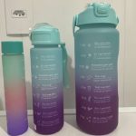 Kit 3 Garrafa De Água Squeeze 2L, 1 – 900ML e 1 – 300ml na Amazon