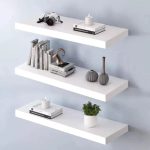 Kit 3 Prateleiras Brancas 1,5x10x40 Cm na Amazon