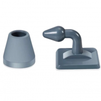 Kit 3 Prendedor De Porta Auto Colante Anti Impacto na Shopee