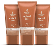Kit 3 Protetor Solar Episol Color Tom 3 Medio Fps 70 40ML – Mantecorp Skincare na Magazine Luiza