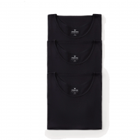 Kit 3 Regatas Masculinas Slim - Preto na Outlet Espaço Hering