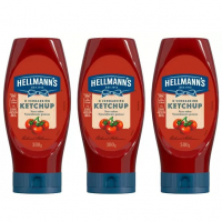 Kit 3 Unidades Ketchup Tradicional Hellmanns 380g na Magazine Luiza