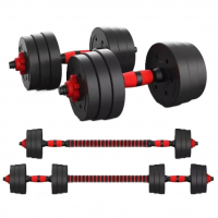 Kit 30kg Halteres De Anilhas E Barras Ajustáveis Fitness - Marketplace na Amazon