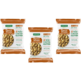 Kit 3x Pipoca Caramelo com Flor Sal Mundo Verde Seleção 150g na Mundo Verde