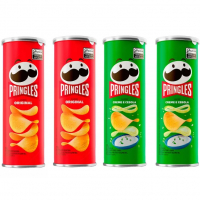 Kit 4 Batatas Pringles - 2 Original + 2 Creme E Cebola na Magazine Luiza