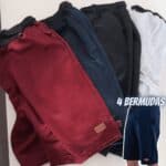 Kit 4 Bermudas Shorts Moletom Masculina Academia by ZRC na Amazon
