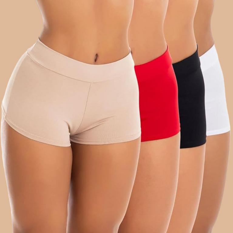 Kit 4 Calcinhas Shorts Cuecas Boxer Feminina Shortinho | 11 na Amazon