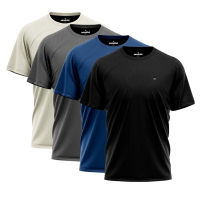 Kit 4 Camisas Dry-fit Sandrini Masculina Academia Treino Uv na Amazon