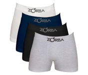 Kit 4 Cueca Boxer Sem Costura Box Zorba Box na Amazon