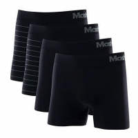 Kit 4 Cuecas Boxer Poliamida, Mash, Masculino na Amazon