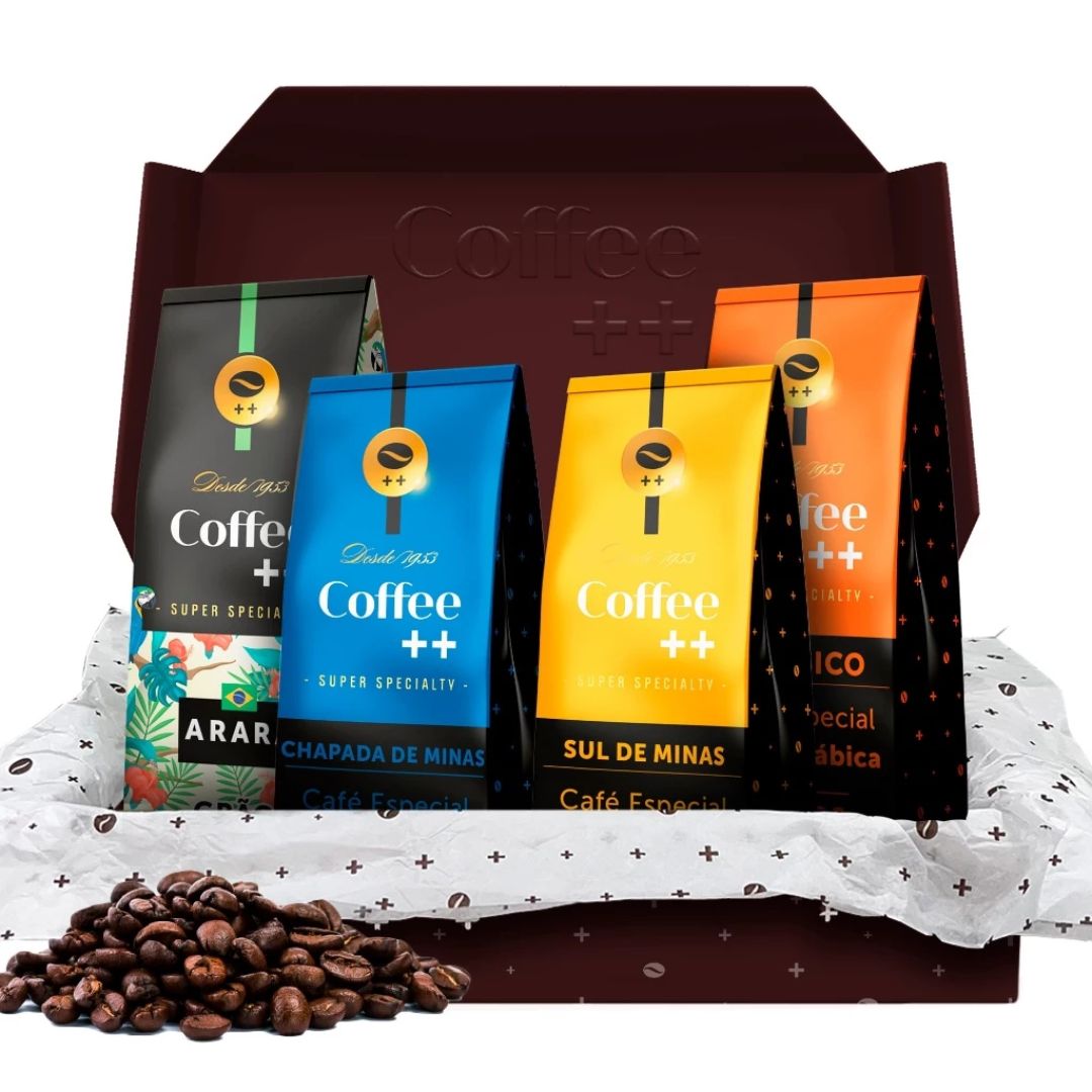 Kit 4 Pacotes Café Especial Em Grãos Coffee Mais Variedades – 4 x 250g na Shopee