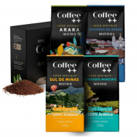 Kit 4 Pacotes Café Especial Torrado E Moído Coffee Mais Fazendas E Arara na Amazon