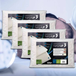 kit 4 pçs travesseiro nasa up 3 p/fronhas 50×70 cm – Fibrasca, Branco na Amazon