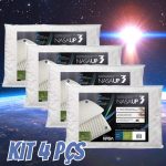 kit 4 pçs travesseiro nasa up 3 p/fronhas 50×70 cm – Fibrasca na Amazon