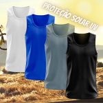 Kit 4 Regatas Dry Fit Lisa Básica Proteção Solar na Amazon