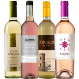 Kit 4 Vinhos para Refrescar - 750ml Cada na Divvino