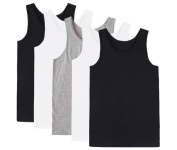 Kit 5 Camiseta Regata Masculina Algodão Premium na Amazon