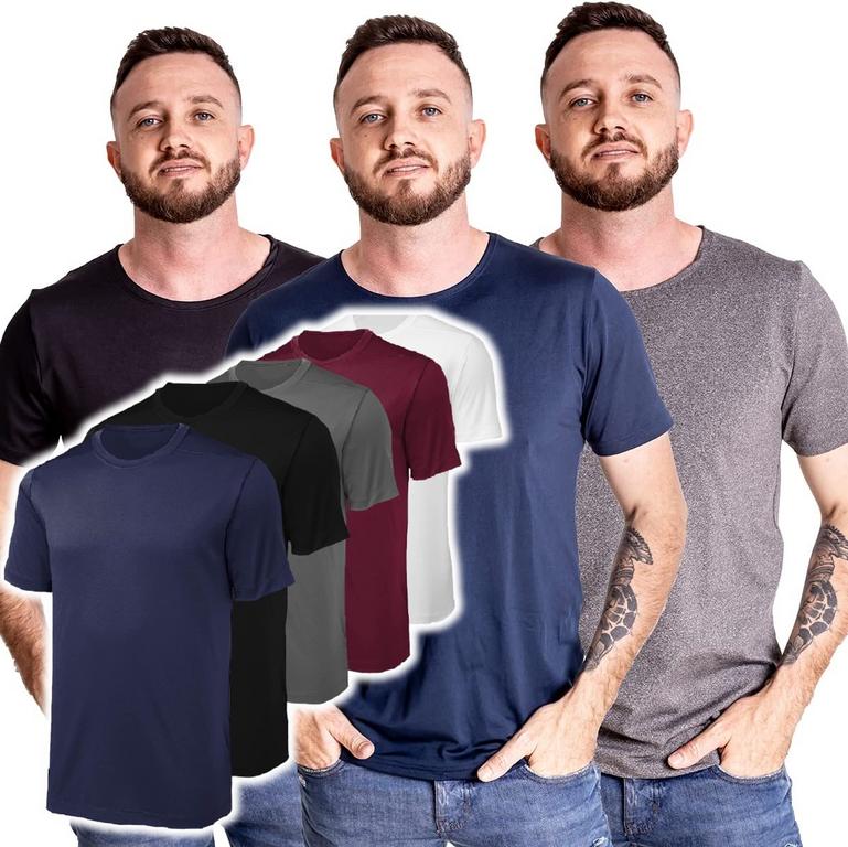 Kit 5 Camisetas Academia Dry Fit Anti Suor Zaroc Sports na Amazon