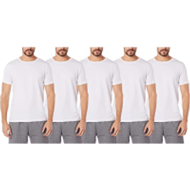 Kit 5 Camisetas Básicas Gola C Basicamente Masculino na Amazon