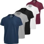 Kit 5 Camisetas Masculinas Slim Fit Básicas Algodão Premium na Amazon