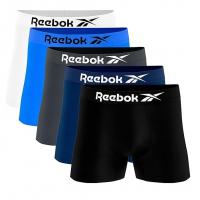 Kit 5 Cuecas Boxer Reebok Microfibra Sem Costura Conforto Elasticidade na Amazon