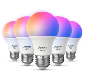 Kit 5 Lâmpadas AVANT NEO Smart LED 10W E27 Compatível com Alexa e Google Home na Amazon