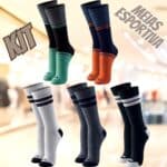 Kit 5 Pares Meia Cano Alto Esportiva Mash na Amazon