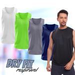 Kit 5 Regatas Masculina Lisa Básica Dry Academia na Amazon