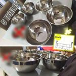 KIT 5 Tigelas Bowl Aço Inox Funda Multiuso Medidora na Amazon